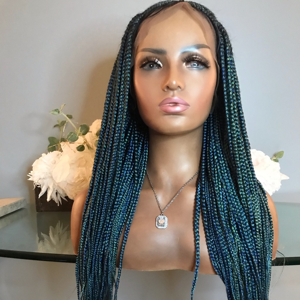Blue Dream Handbraided Wig